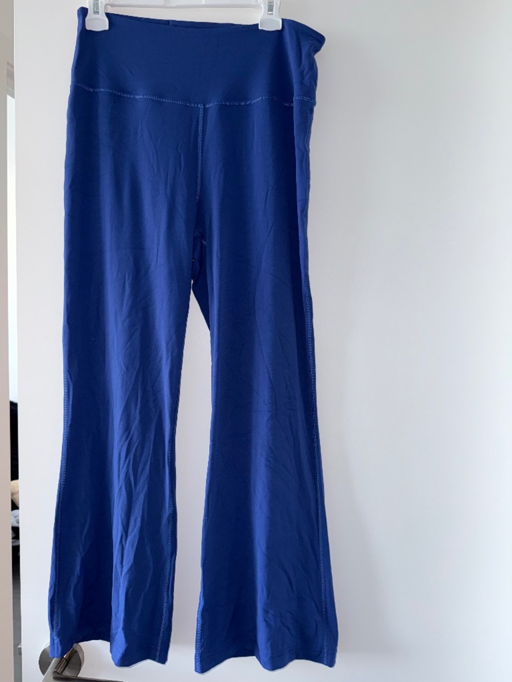 Size 12 Blue high waisted Lulu lemon flare yoga pants